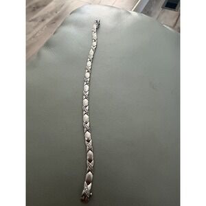 Fancy Design Elegant Bracelet Sterling Silver FAS .925 Xoxo Hugs & Kisses #450